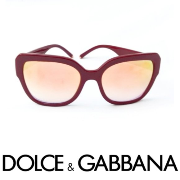 Dolce Gabbana DG6118 Bordeaux Mirrored SUNNIES-NWT - Picture 1 of 9
